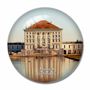 Germany Nymphenburg Palace Munich 3D Fridge Magnet Crystal Glass