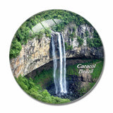 Brazil Caracol Waterfall 3D Fridge Magnet Crystal Glass