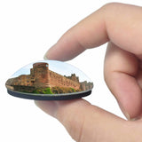 UK England Bamburgh Castle 3D Fridge Magnet Crystal Glass