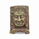 Cambodia Angkor Wat Fridge Magnet 3D Resin