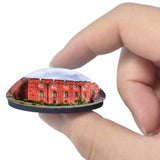 UK England The Dana Prison Shrewsbury 3D Fridge Magnet Crystal Glass