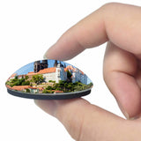 Germany Meissen Cathedral Castle 3D Fridge Magnet Crystal Glass