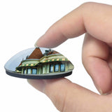 UK England Bournemouth Russell-Cotes Art Gallery 3D Fridge Magnet Crystal Glass