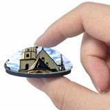 Germany St. Thomas Church Leipzig 3D Fridge Magnet Crystal Glass