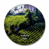 Italy Volterra Wine 3D Fridge Magnet Crystal Glass