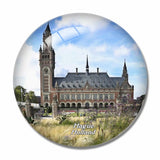 Holland Peace Palace Hague 3D Fridge Magnet Crystal Glass