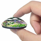 USA America Salem Schreiner's Iris Gardens 3D Fridge Magnet Crystal Glass