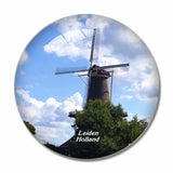 Holland Leiden 3D Fridge Magnet Crystal Glass