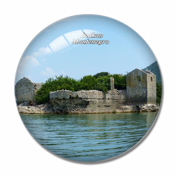 Montenegro Balkan 3D Fridge Magnet Crystal Glass