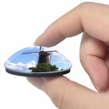 Holland Leiden 3D Fridge Magnet Crystal Glass