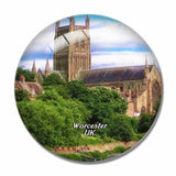 UK England Worcester Cathedral 3D Fridge Magnet Crystal Glass
