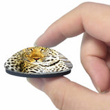 Cheetah Botswana 3D Fridge Magnet Crystal Glass