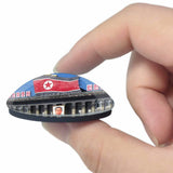 Pyongyang Metro Korea 3D Fridge Magnet Crystal Glass