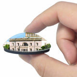 Germany Villa Huegel Essen 3D Fridge Magnet Crystal Glass