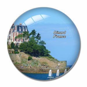 France Dinard 3D Fridge Magnet Crystal Glass