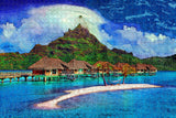 Tahiti French Polynesia Jigsaw Puzzle Wooden 1000 Piece