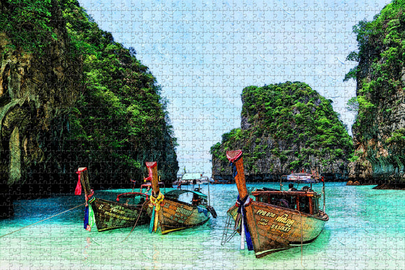 Thailand Phuket Koh Phi Phi Jigsaw Puzzle Wooden 1000 Piece