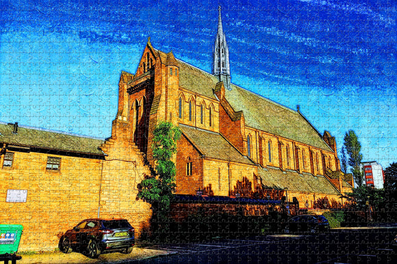 UK England Glasgow Barony Hall Jigsaw Puzzle Wooden 1000 Piece