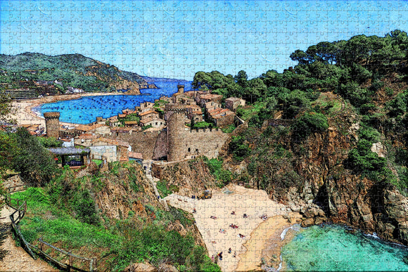 Spain Tossa de Mar Jigsaw Puzzle Wooden 1000 Piece