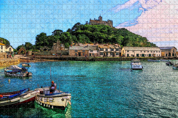 UK England St Michael's Mount Penzance Jigsaw Puzzle Wooden 1000 Piece