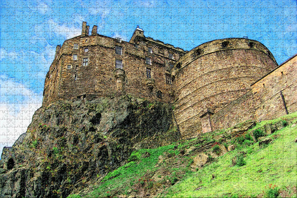 UK England Edinburgh Castle Jigsaw Puzzle Wooden 1000 Piece