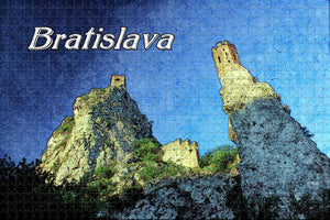 Slovakia Castle Devin Bratislava Jigsaw Puzzle Wooden 1000 Piece