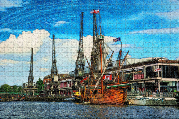 UK England Brunel's ss Great Britain Bristol Jigsaw Puzzle Wooden 1000 Piece