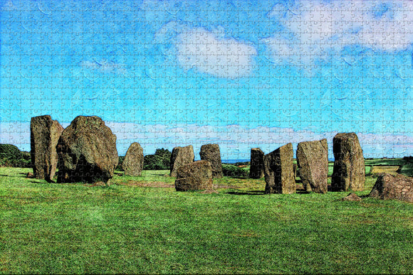 Ireland Stone Circle Kenmare Jigsaw Puzzle Wooden 1000 Piece