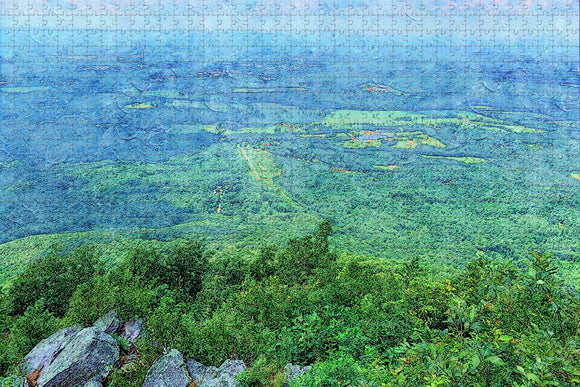 Chatsworth Fort Mountain State Park Georgia USA Jigsaw Puzzle Wooden 1000 Piece