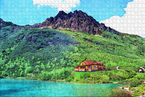 Slovakia Pleso Mountains Jigsaw Puzzle Wooden 1000 Piece