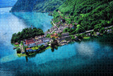 Austria Traunsee Salzkammergut Jigsaw Puzzle Wooden 1000 Piece