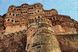 India Jodhpur Mehrangarh Jigsaw Puzzle Wooden 1000 Piece