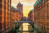 Germany Hamburg Speicherstadt Jigsaw Puzzle Wooden 1000 Piece