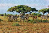 Kenya Masai Mara Zebras Safari Jigsaw Puzzle Wooden 1000 Piece