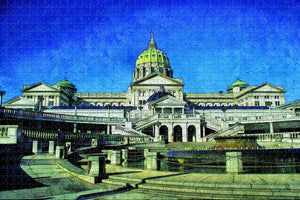 Harrisburg Pennsylvania State Capitol USA Jigsaw Puzzle Wooden 1000 Piece