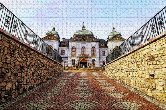 Slovakia Halic Castle Lucenec Jigsaw Puzzle Wooden 1000 Piece