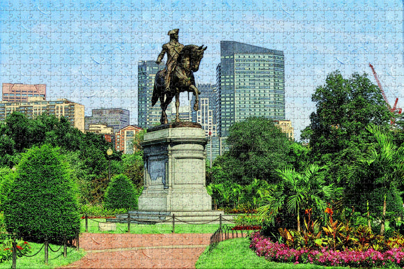 USA America Boston Statue Jigsaw Puzzle Wooden 1000 Piece