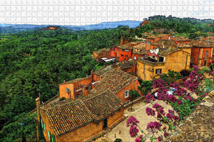 France Roussillon Jigsaw Puzzle Wooden 1000 Piece