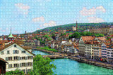 Switzerland Limmat Zurich Jigsaw Puzzle Wooden 1000 Piece