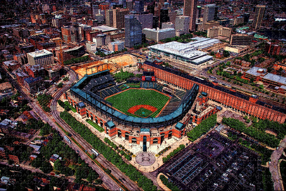 Camden Yards Baltimore Maryland USA Jigsaw Puzzle Wooden 1000 Piece