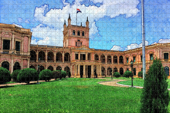 Paraguay Asuncion Jigsaw Puzzle Wooden 1000 Piece