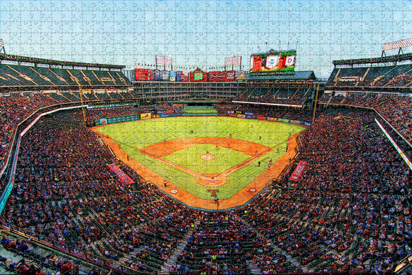 Arlington Baseball Field Globe Life Park USA Jigsaw Puzzle Wooden 1000 Piece