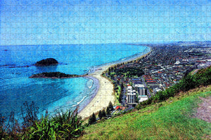 New Zealand Mount Maunganui Tauranga Jigsaw Puzzle Wooden 1000 Piece