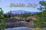 Italy Bobbio Bridge Jigsaw Puzzle Wooden 1000 Piece