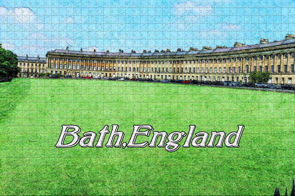 UK England Bath Royal Victoria Park Jigsaw Puzzle Wooden 1000 Piece