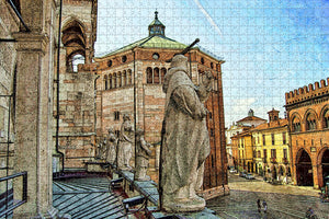 Italy Cremona Cathedral Jigsaw Puzzle Wooden 1000 Piece