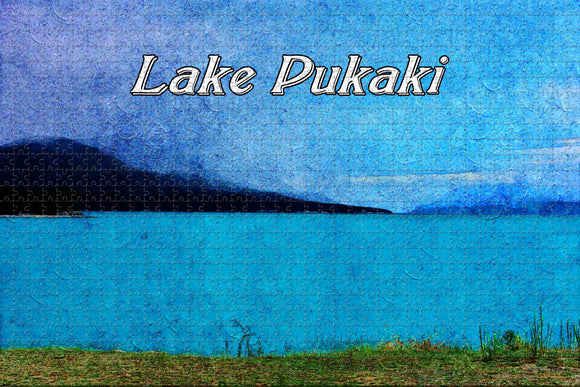 New Zealand Lake Pukaki Jigsaw Puzzle Wooden 1000 Piece