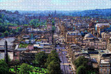 UK England Royal Mile Edinburgh Jigsaw Puzzle Wooden 1000 Piece