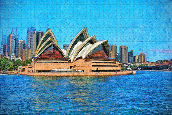 Australia Sydney Harbour Jigsaw Puzzle Wooden 1000 Piece