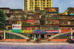 Vietnam Old Town Hanoi Jigsaw Puzzle Wooden 1000 Piece